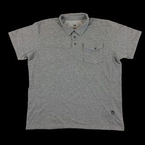 The North Face Men's Short Sleeve Grey Polo